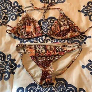 Target small tribal bikini set